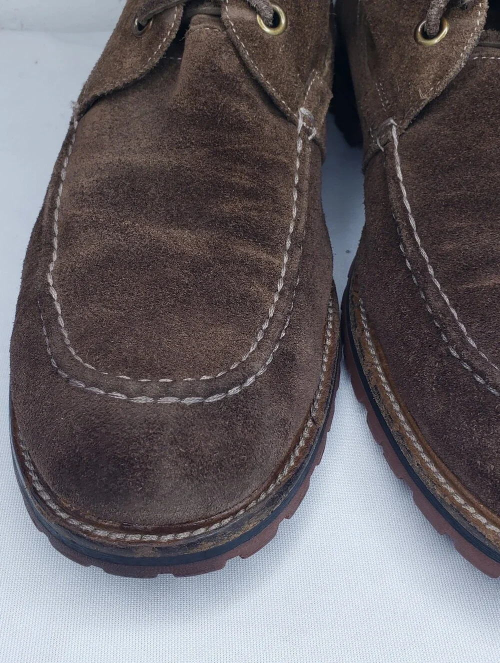 John Varvatos Brown Suede Chukka Boots